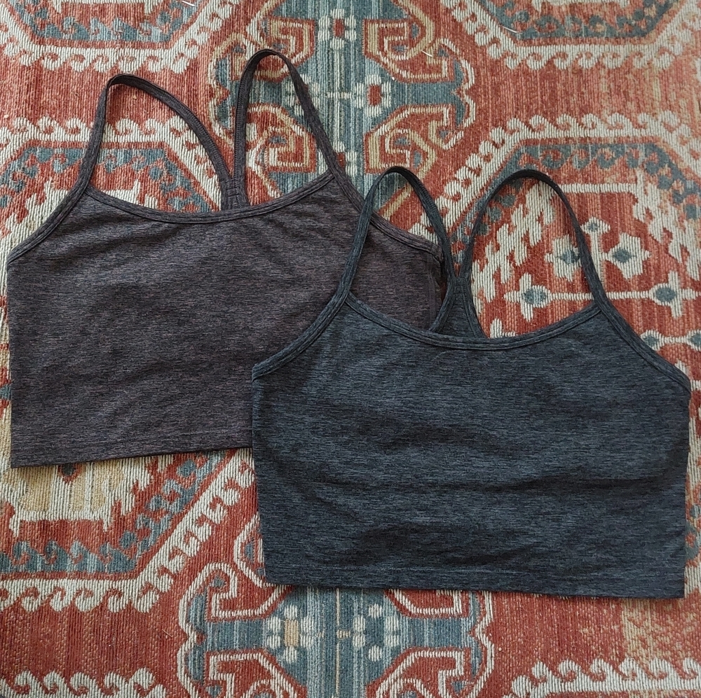 Set of 2 Aerie Offline Recharge The Hugger Longline Sports Bra Large